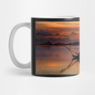 Lonely gaita at the lagoon of Messolonghi Mug